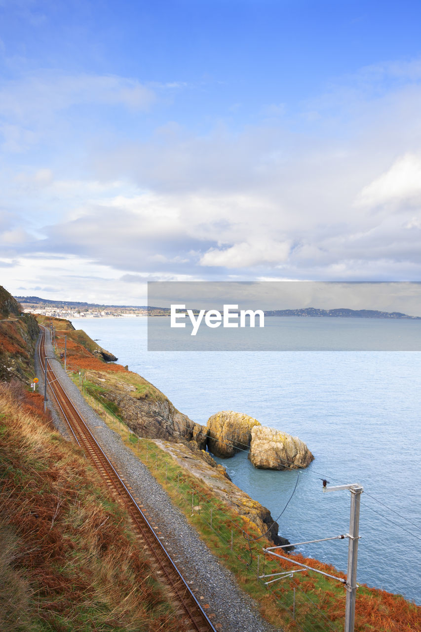 SCENIC VIEW OF SEA AGAINST BLUE SKY