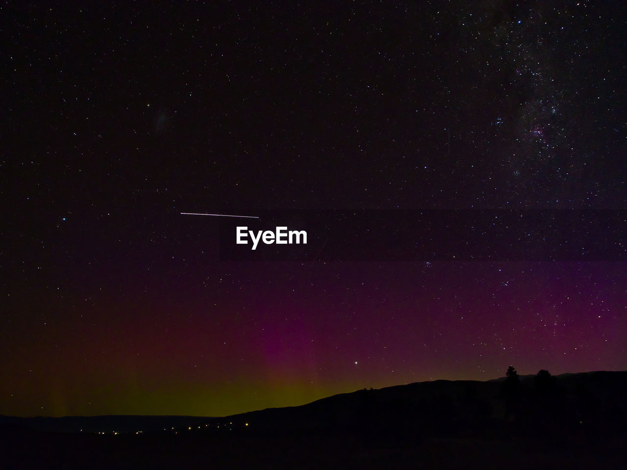 SCENIC VIEW OF STAR FIELD AGAINST SKY AT NIGHT