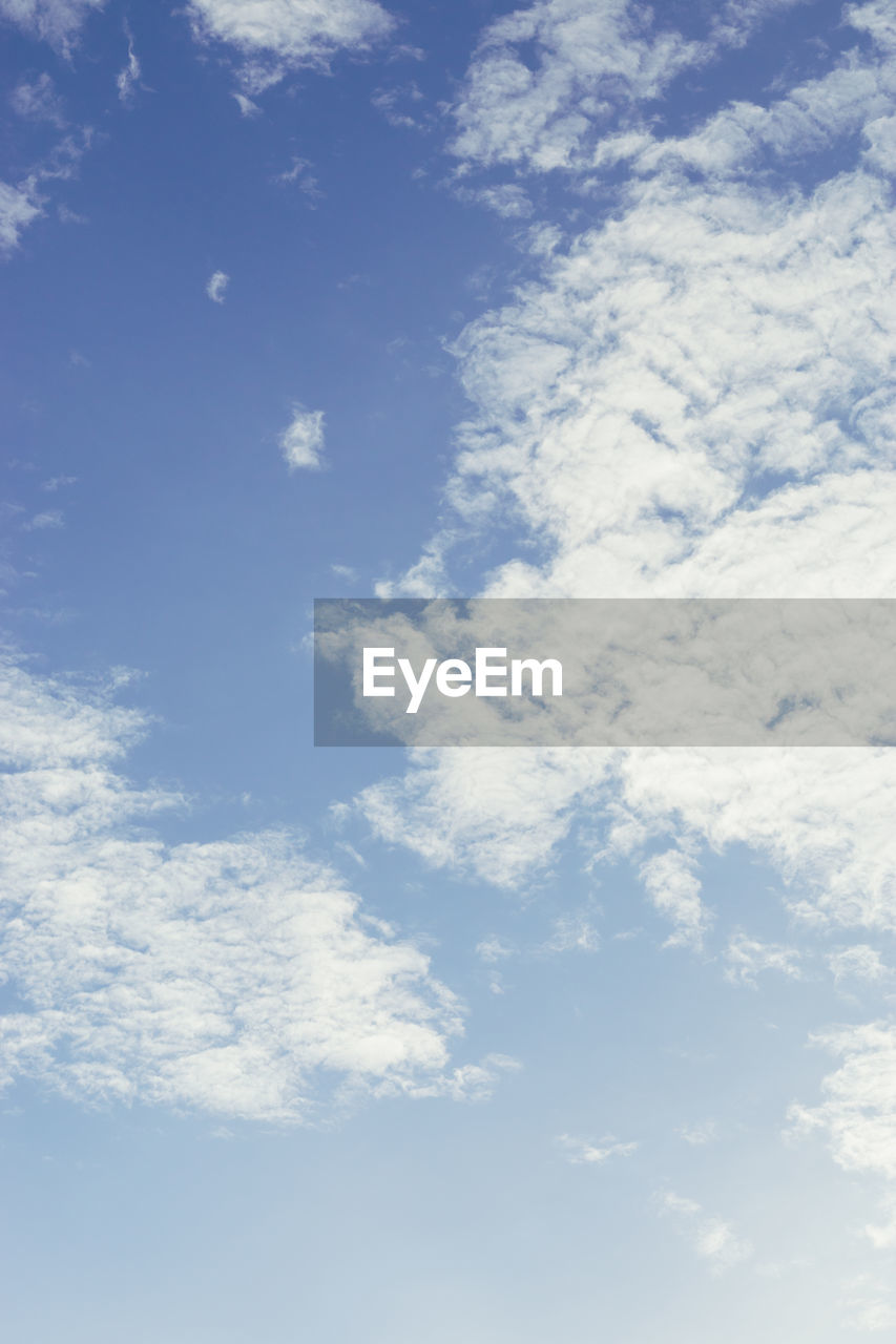 LOW ANGLE VIEW OF SKY