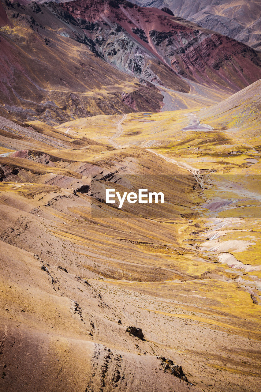 Rainbow mountain in peru