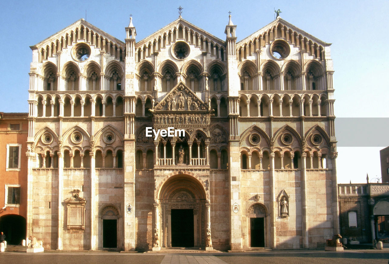 Facade of cathedral