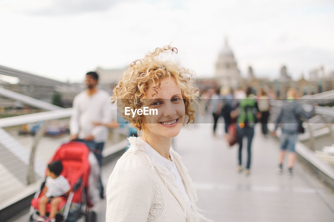 Portrait of a smiling young woman