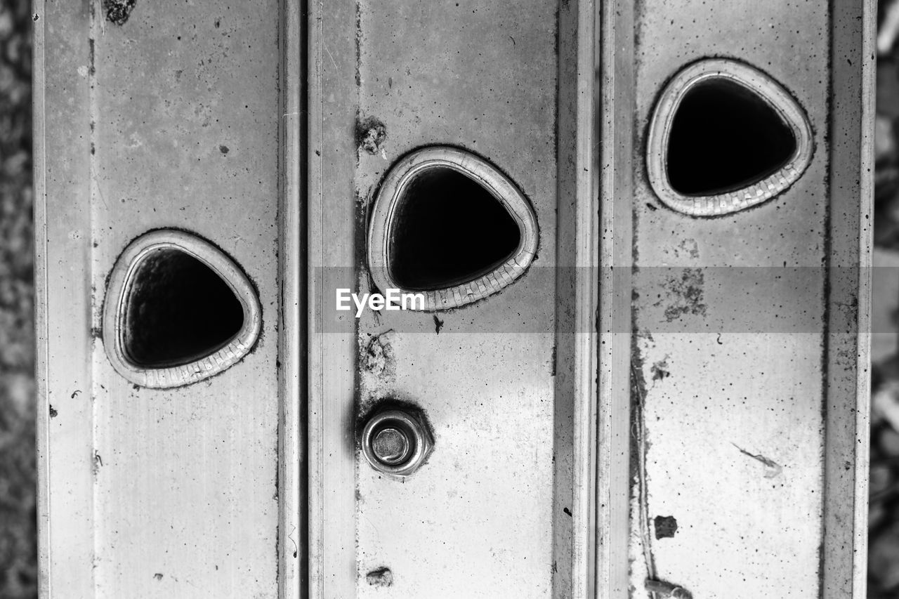 CLOSE-UP OF OLD DOOR