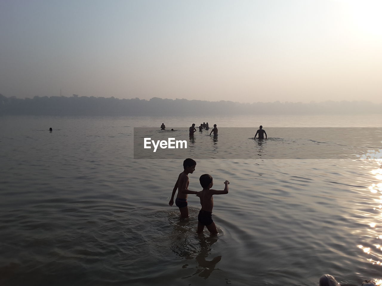 PEOPLE ENJOYING IN SEA