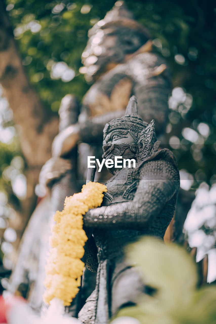 Close-up of buddha statue