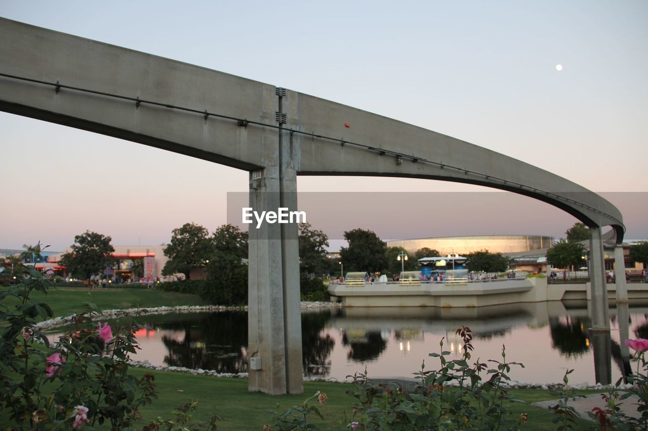 VIEW OF BRIDGE OVER RIVER