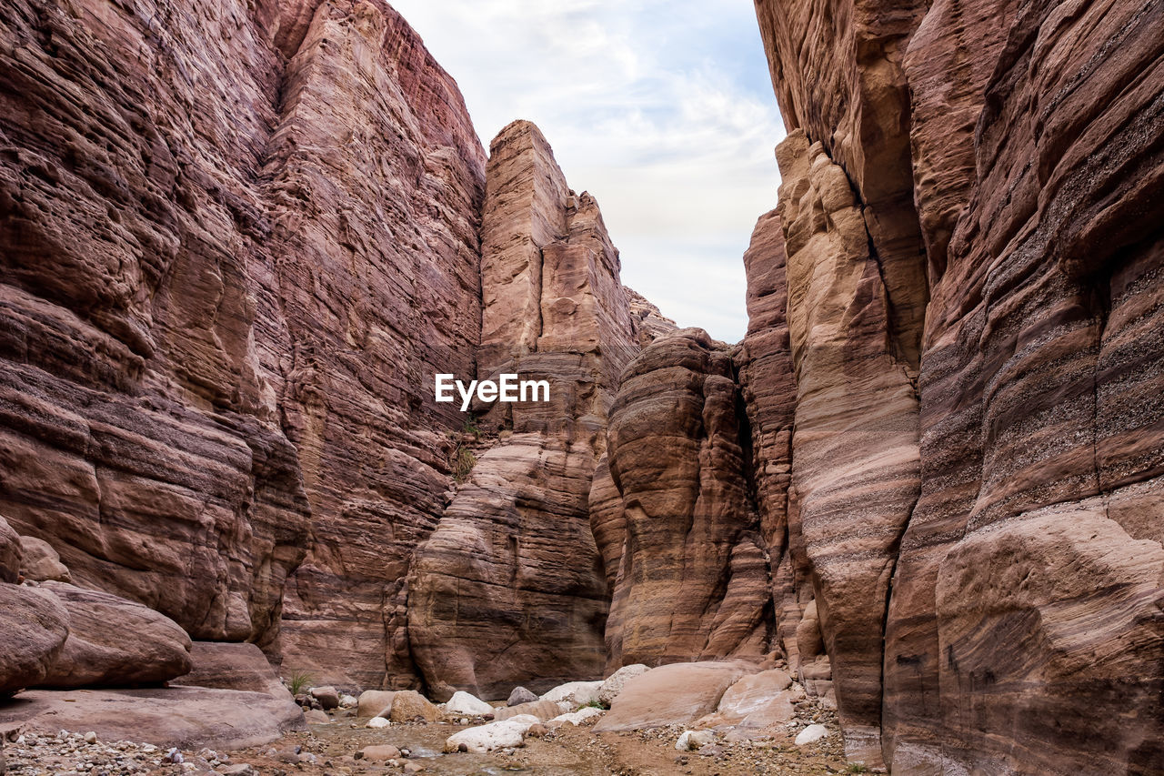 rock formations in cave