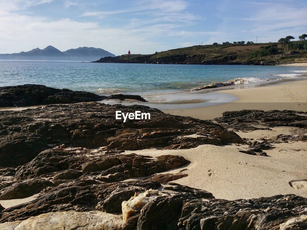 Scenic view of beach