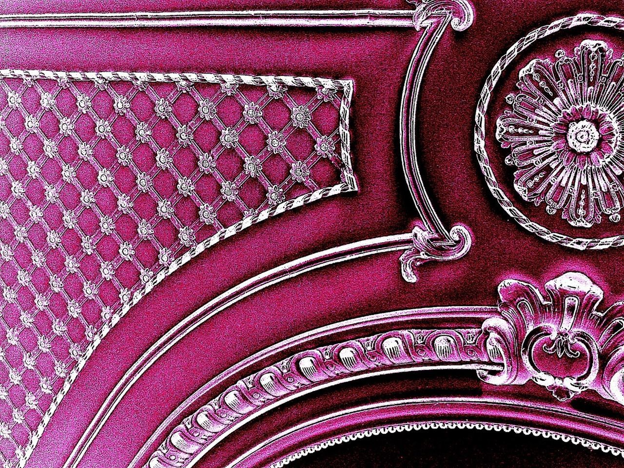 Close up of ornate chair