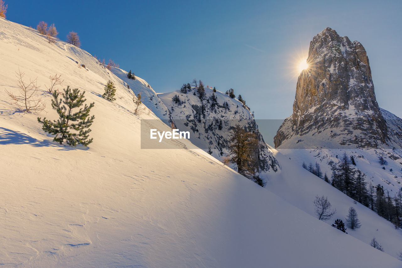 Pointe de la selle, queyras, hautes alpes