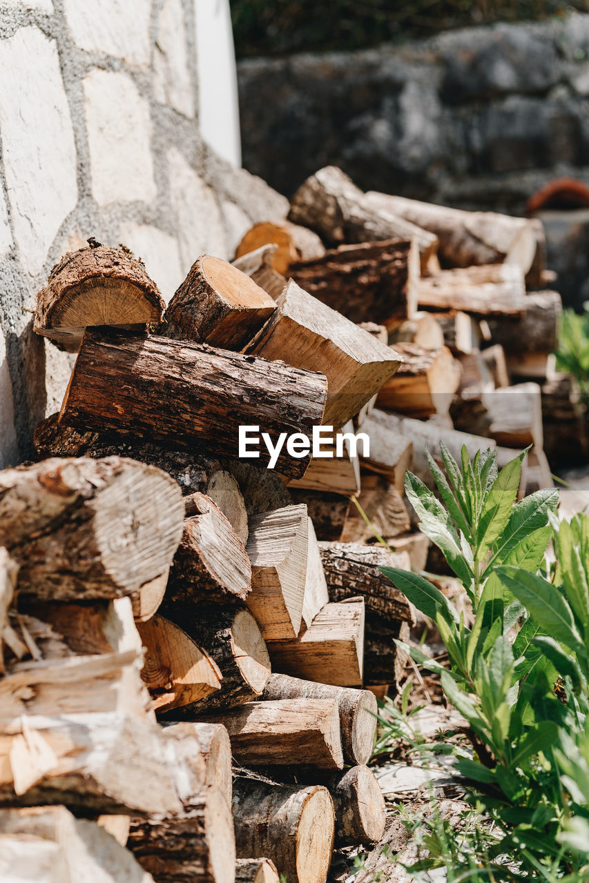 full frame shot of stone wall