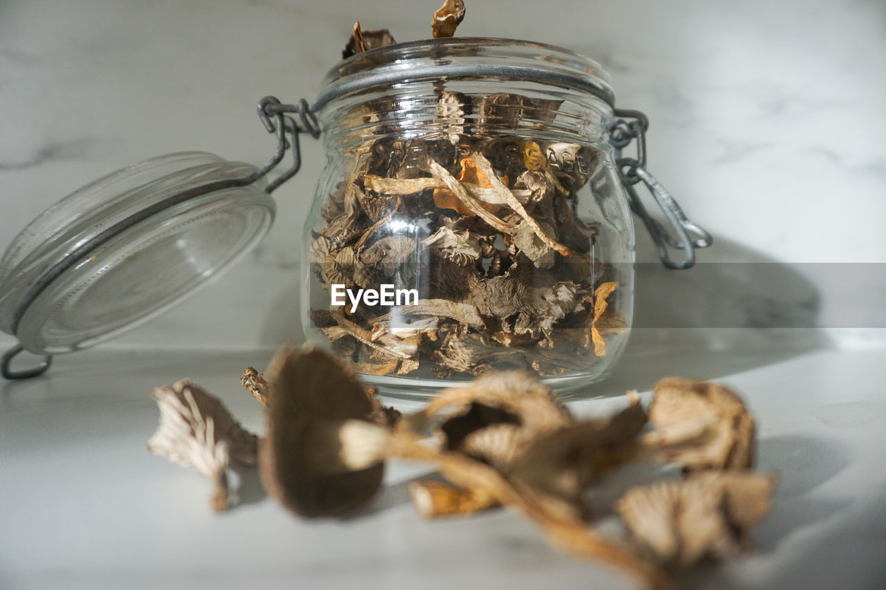 Dried funnel chantarelles