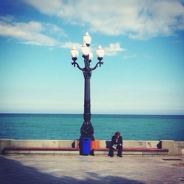 VIEW OF SEA AGAINST SKY