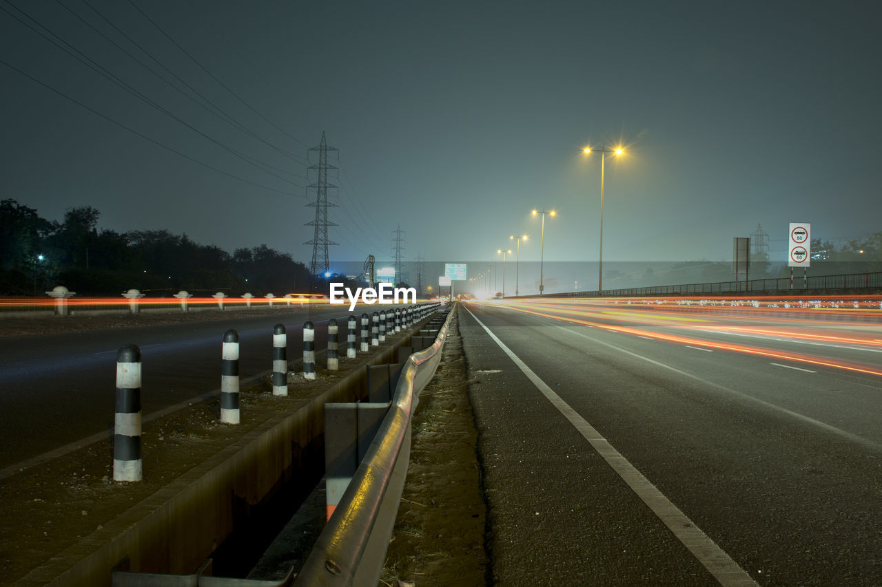 Speed light trails, light trails