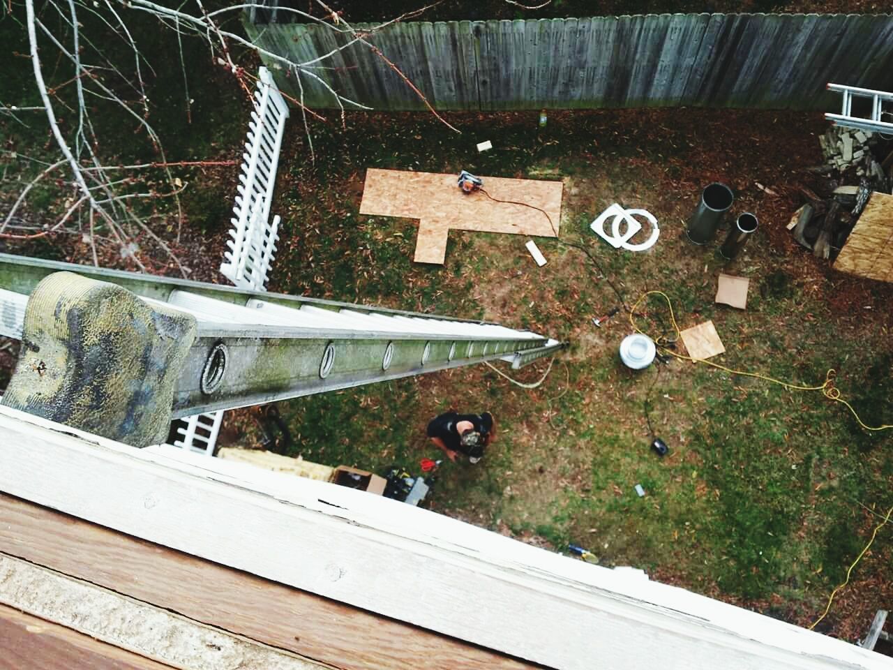 high angle view, no people, day, outdoors, grass