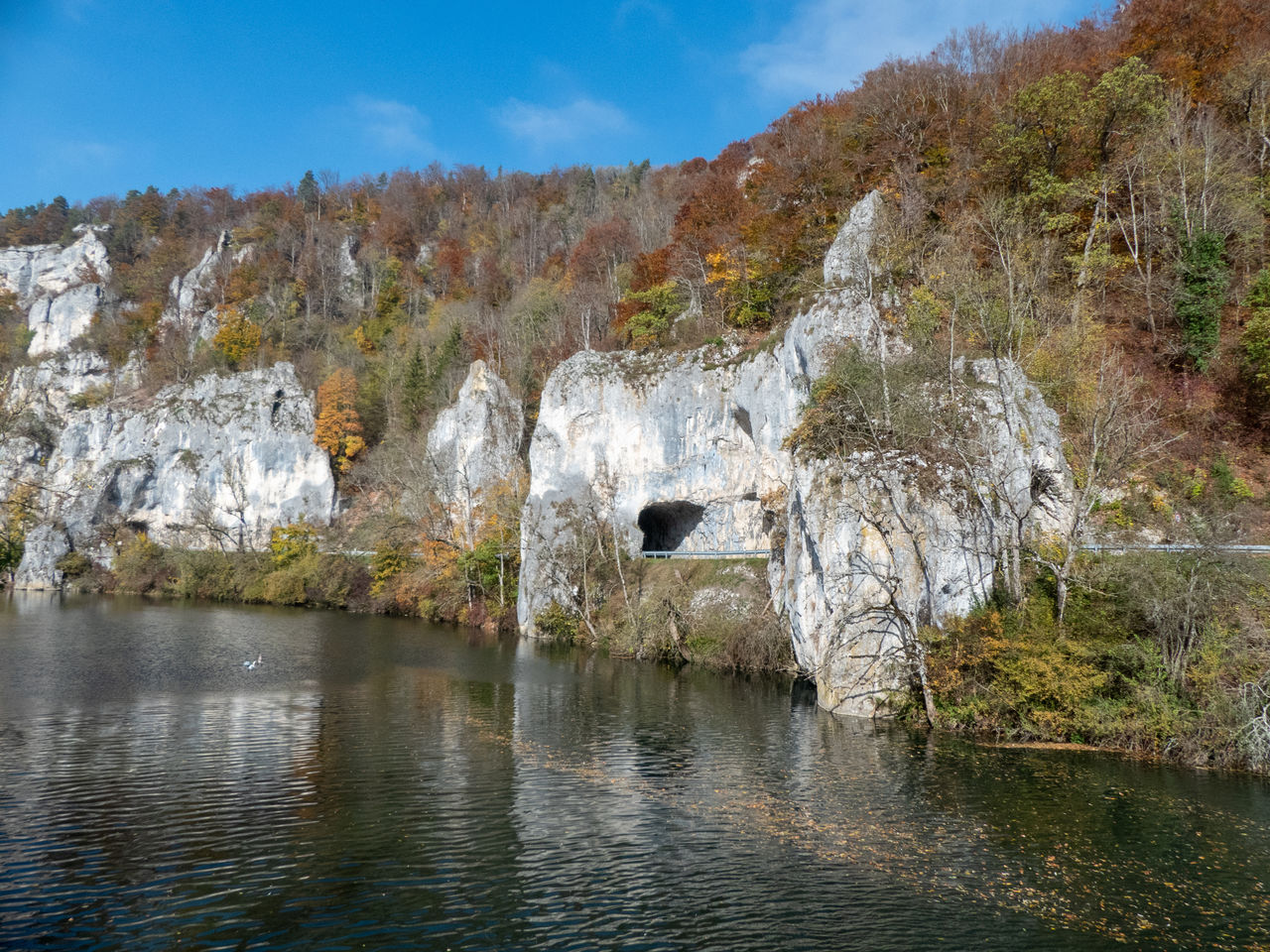 Scenic view of river against sky