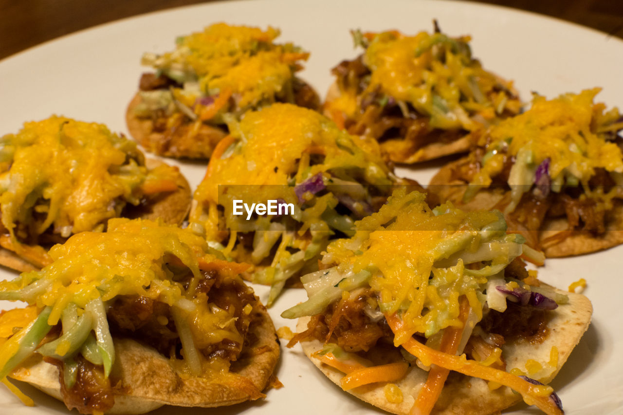 CLOSE-UP OF FOOD SERVED ON PLATE