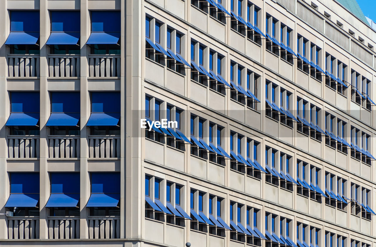 Low angle view of modern building