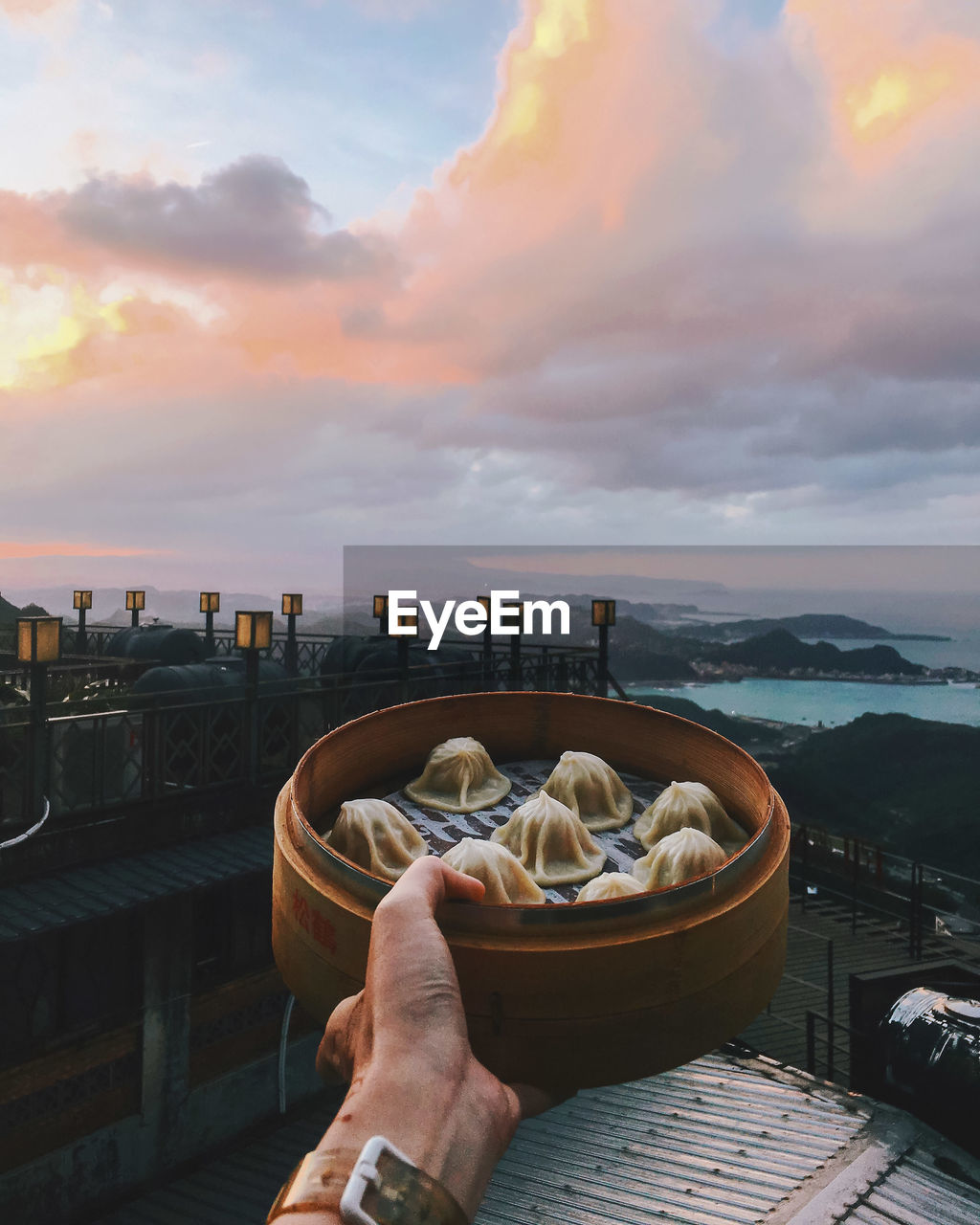 Xiao long bao at jiufen old street, taiwan