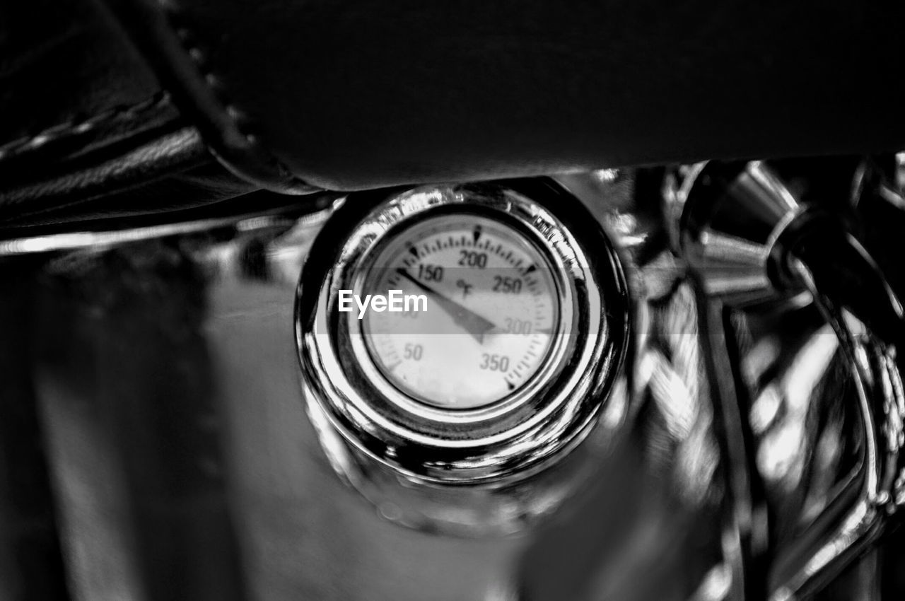 Close-up speedometer