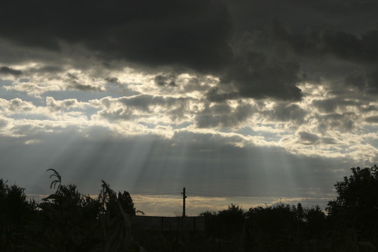 SCENIC VIEW OF SUNSET OVER LANDSCAPE