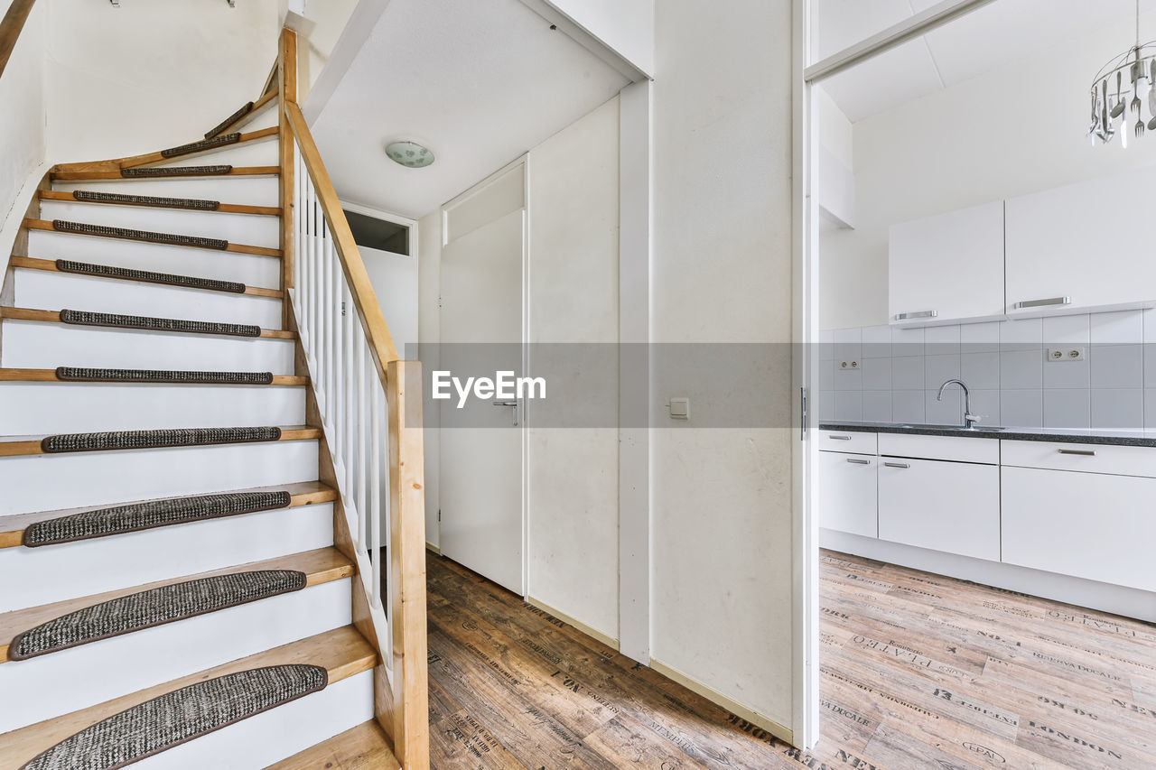 Staircase of building at home