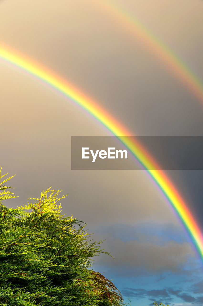 SCENIC VIEW OF RAINBOW AGAINST SKY