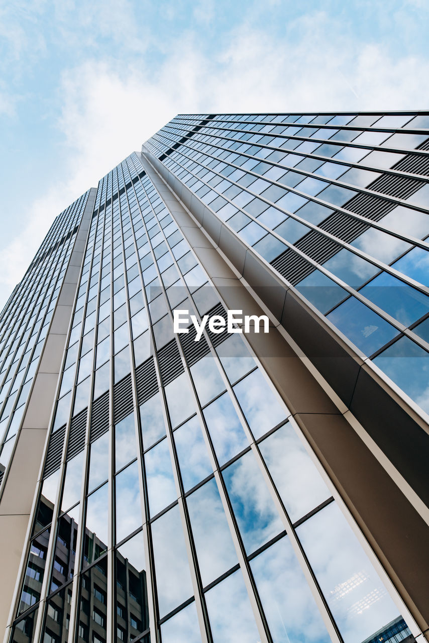 Low angle view of building against sky