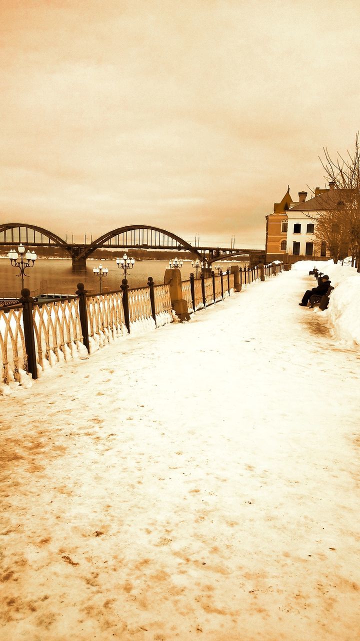 VIEW OF BEACH DURING WINTER