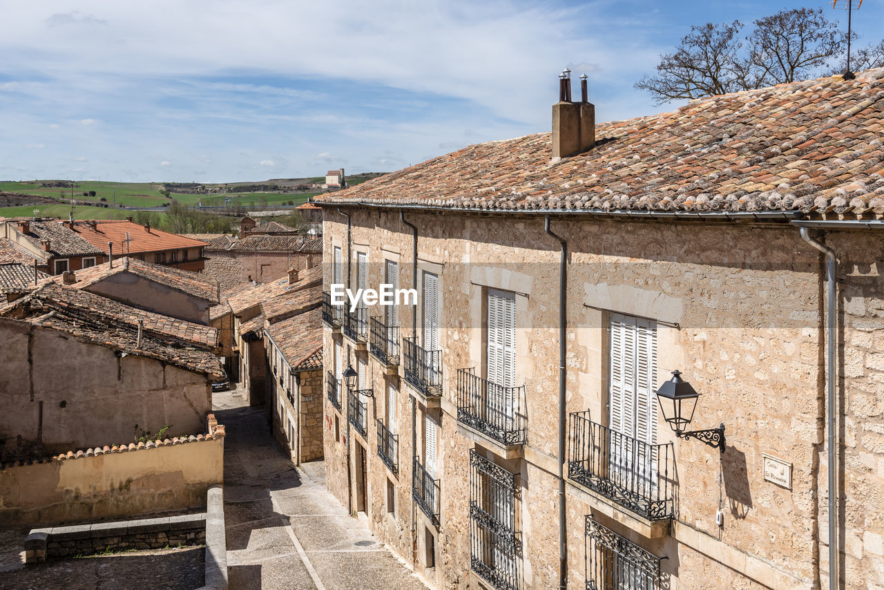 Scenic view of the old medieval town of lerma