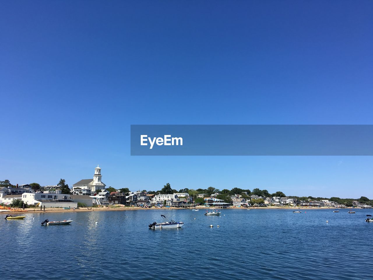 Boats in sea