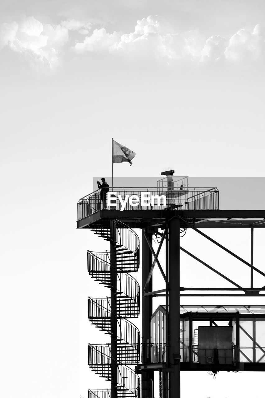 Low angle view of  tower against sky