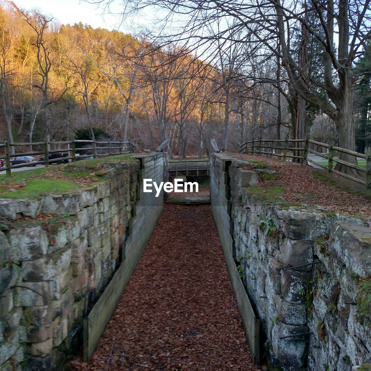 FOOTBRIDGE OVER RIVER