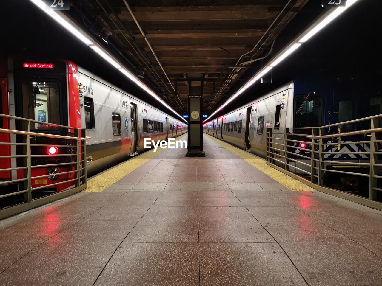 Train at subway