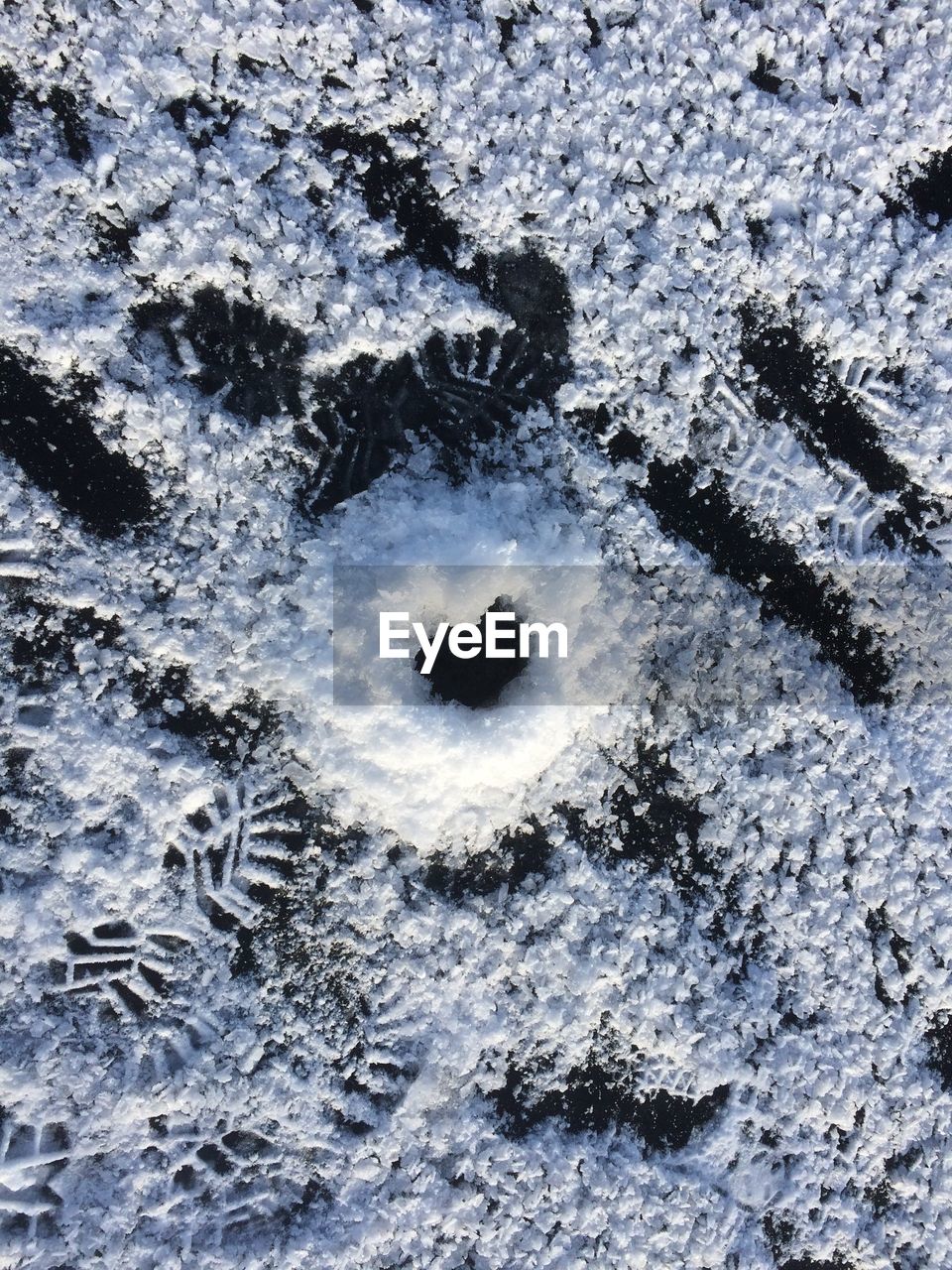 FULL FRAME SHOT OF SNOW ON GROUND