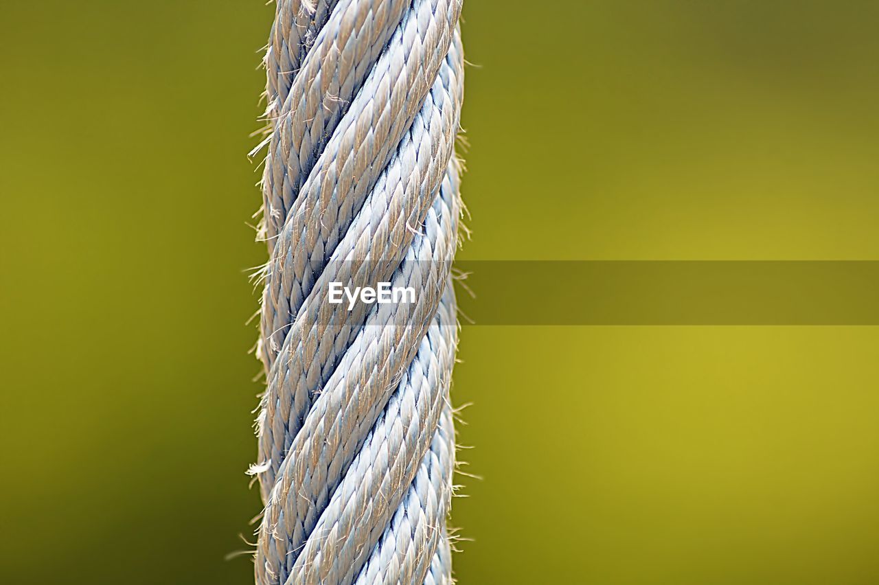 Close-up of twisted rope