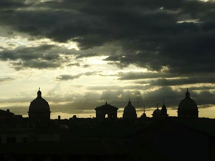 DRAMATIC SKY OVER CITY