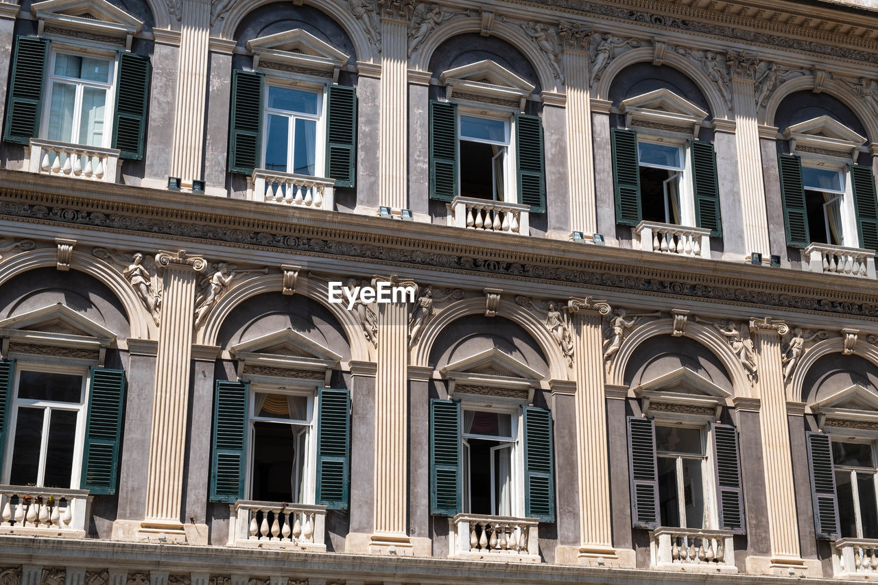 Low angle view of historic building