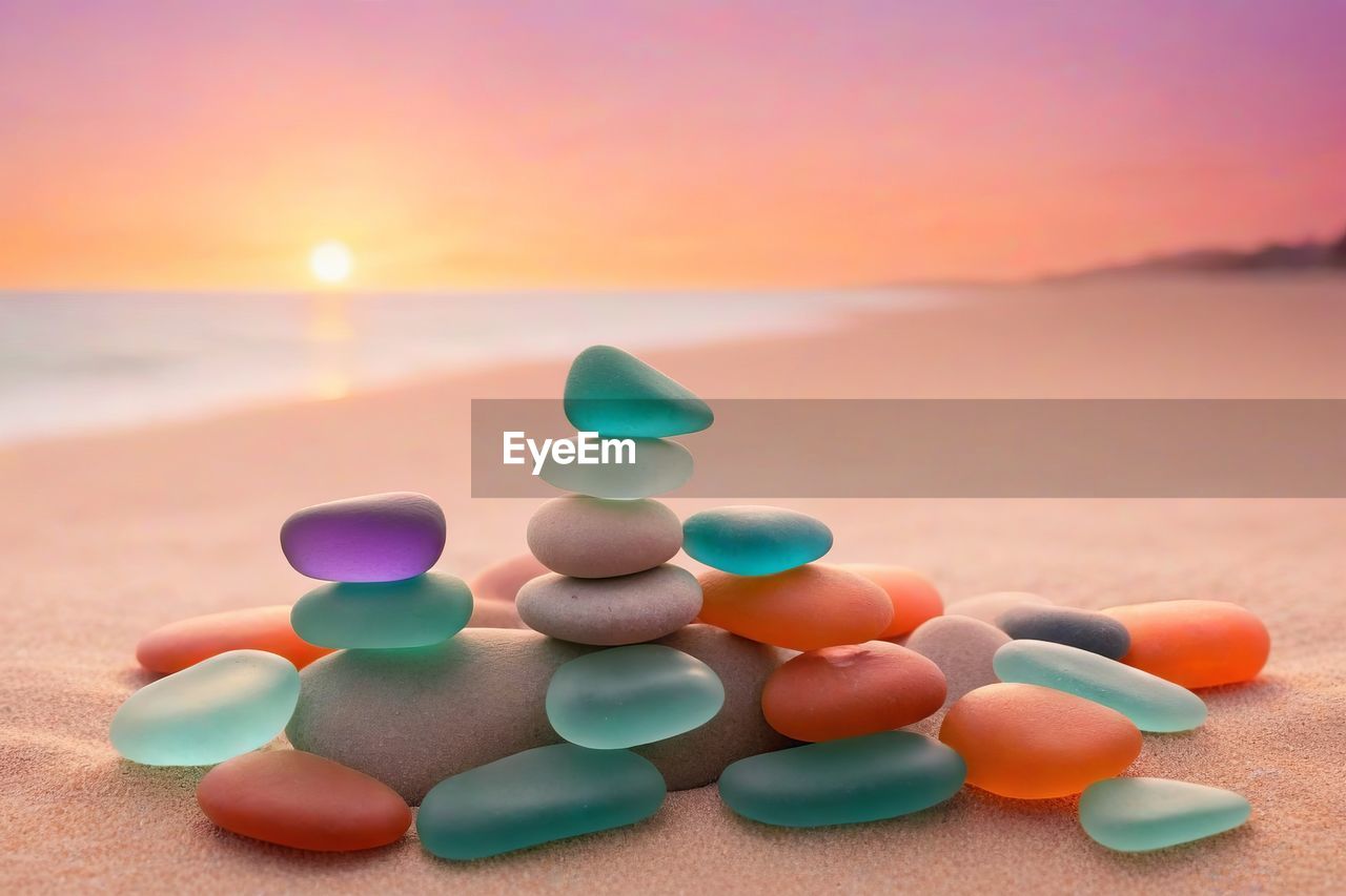 healthcare and medicine, multi colored, drug, land, pill, dose, sunset, medicine, pharmaceutical drug, nature, sky, beach, large group of objects, no people, water, sand, orange color, sea, environment, sun, close-up, focus on foreground, food, capsule