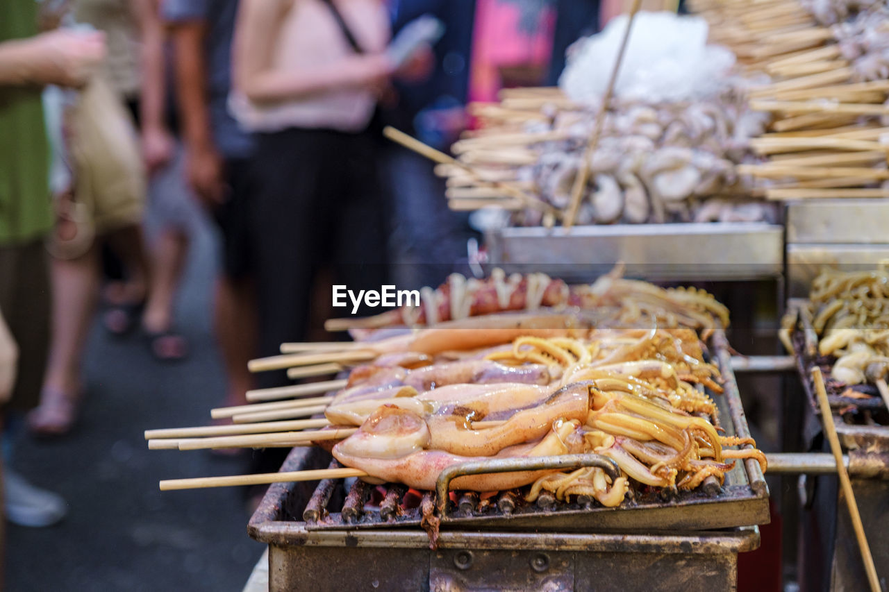 close-up of food for sale at market