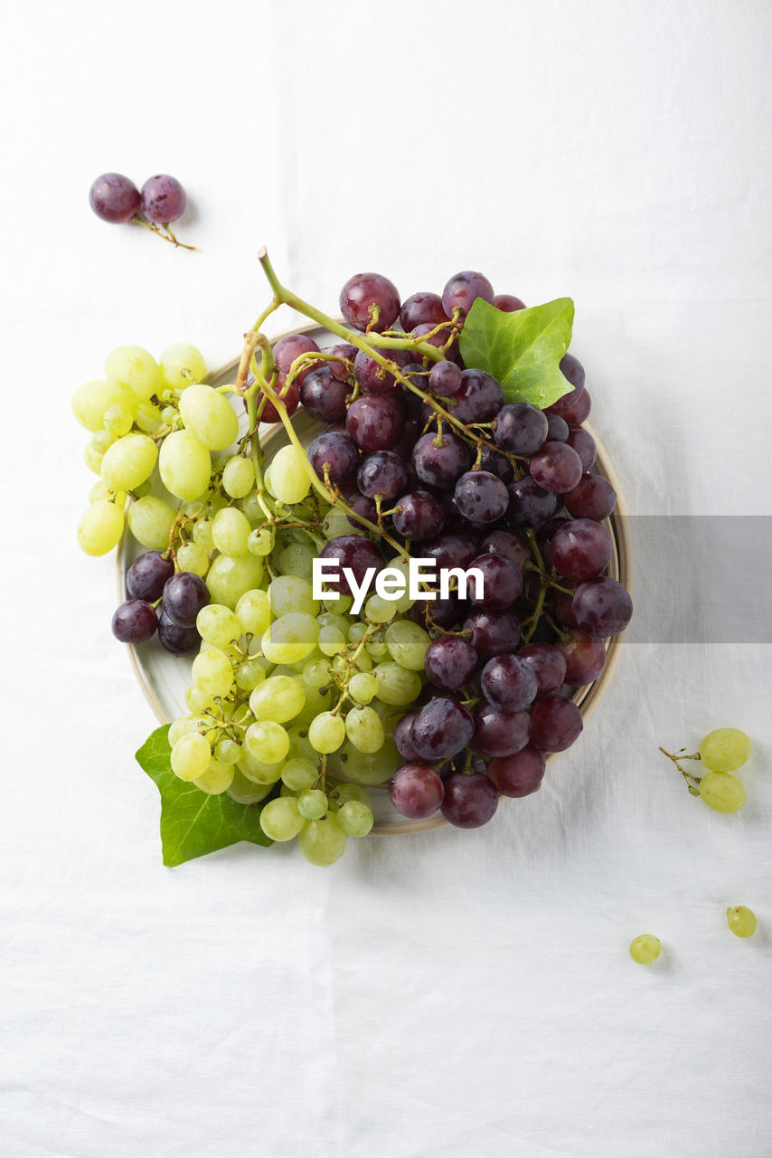 high angle view of food in bowl on table