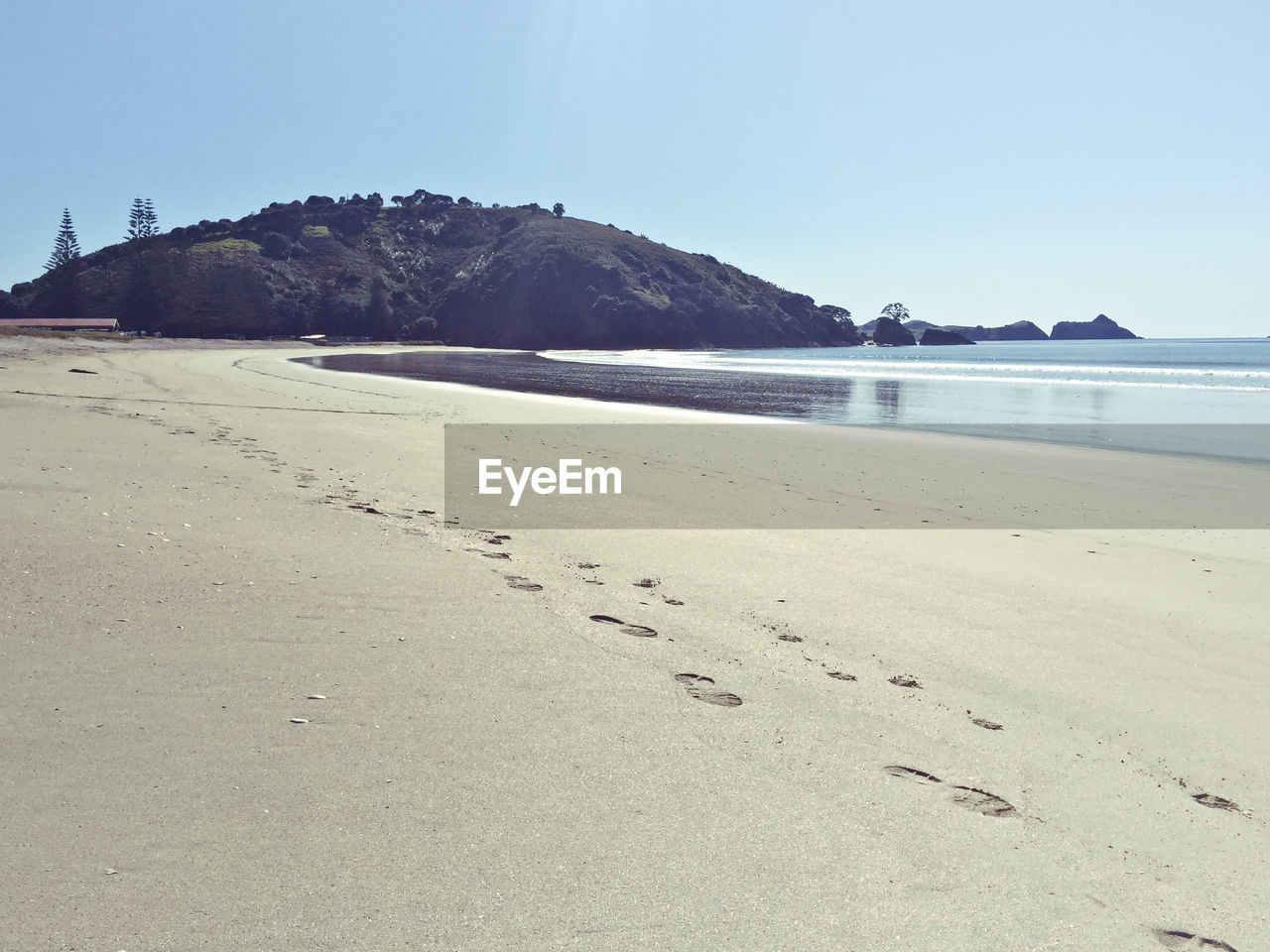 SURFACE LEVEL OF CALM BEACH