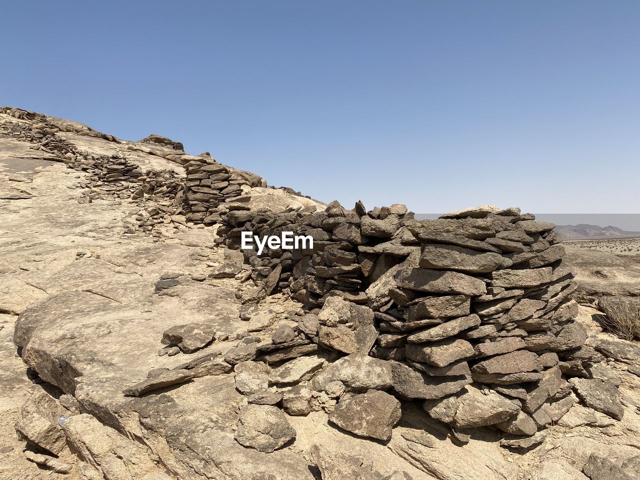 ROCK FORMATIONS AGAINST SKY