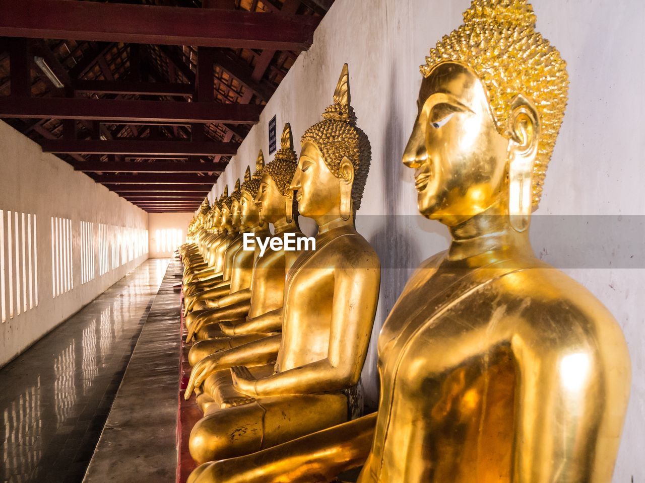 Statues in temple