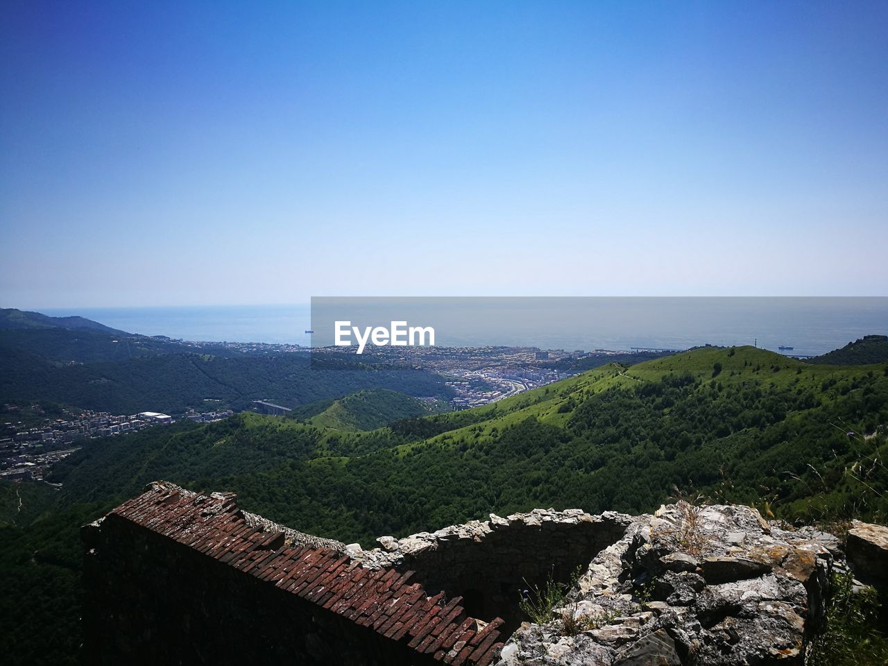 HIGH ANGLE VIEW OF A TOWN