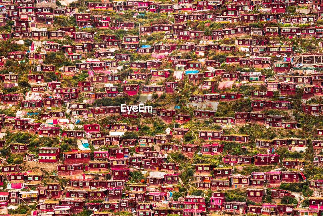 Full frame shot of slum