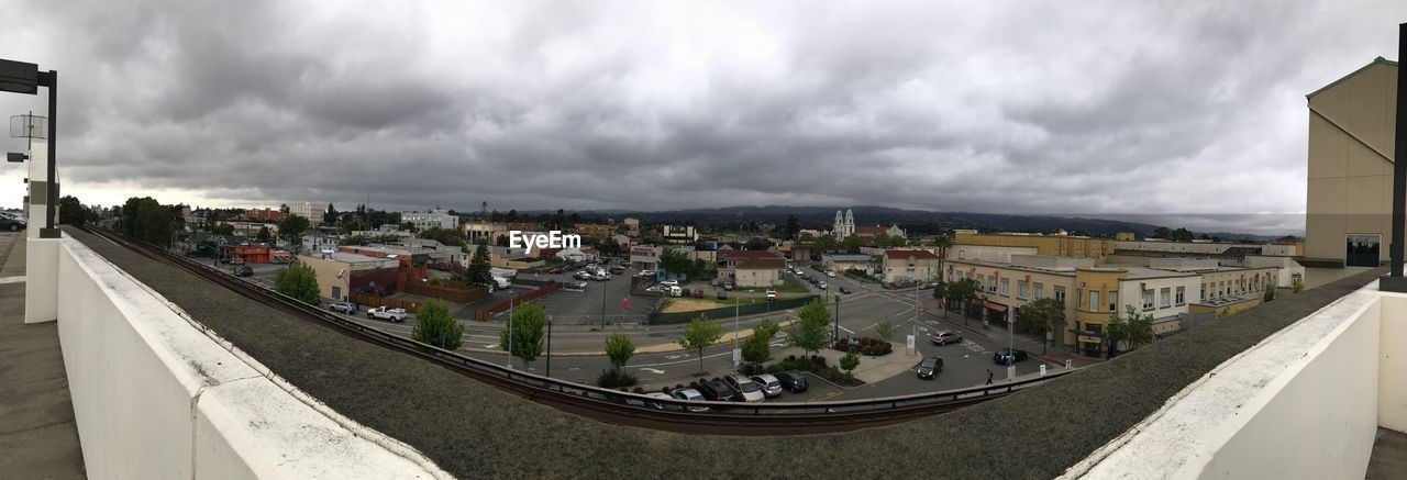 PANORAMIC VIEW OF STORM CLOUDS