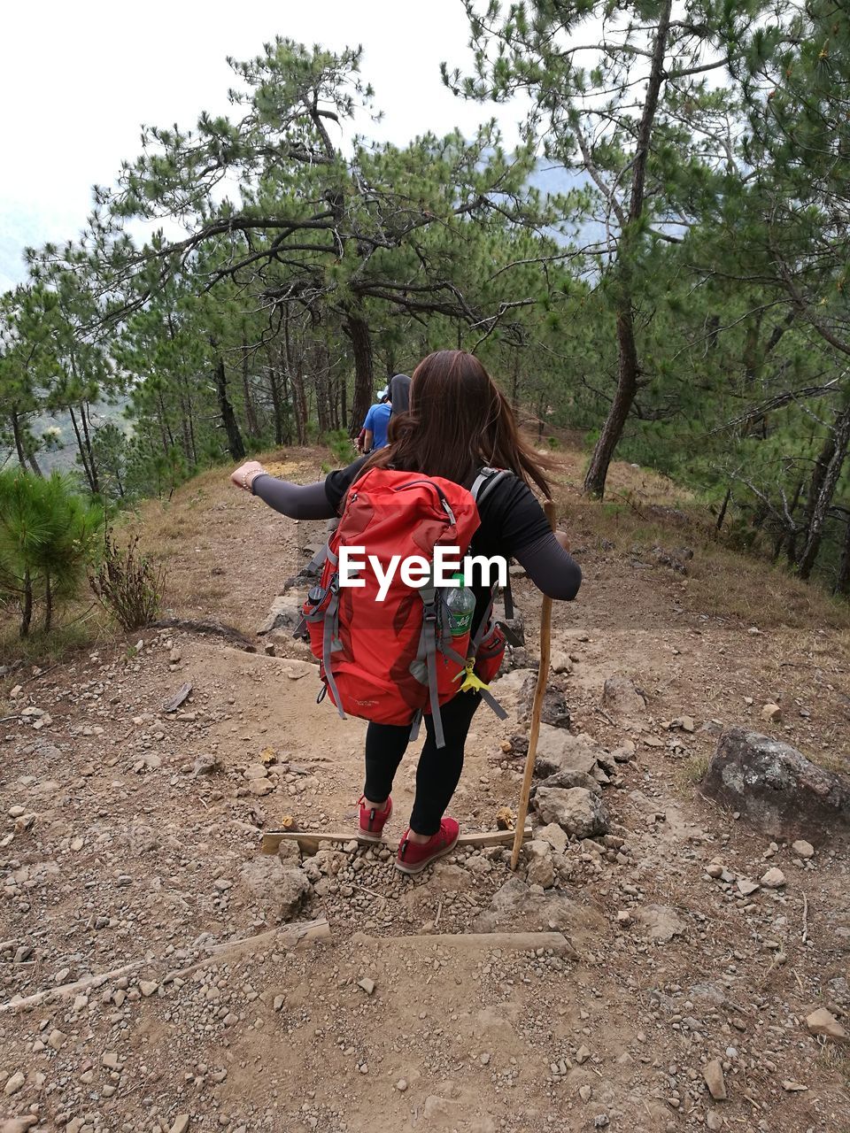 FULL LENGTH REAR VIEW OF GIRL WALKING ON ROAD