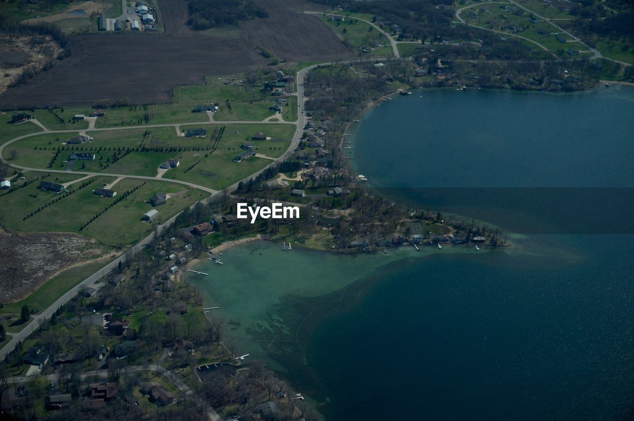 Aerial view of cityscape