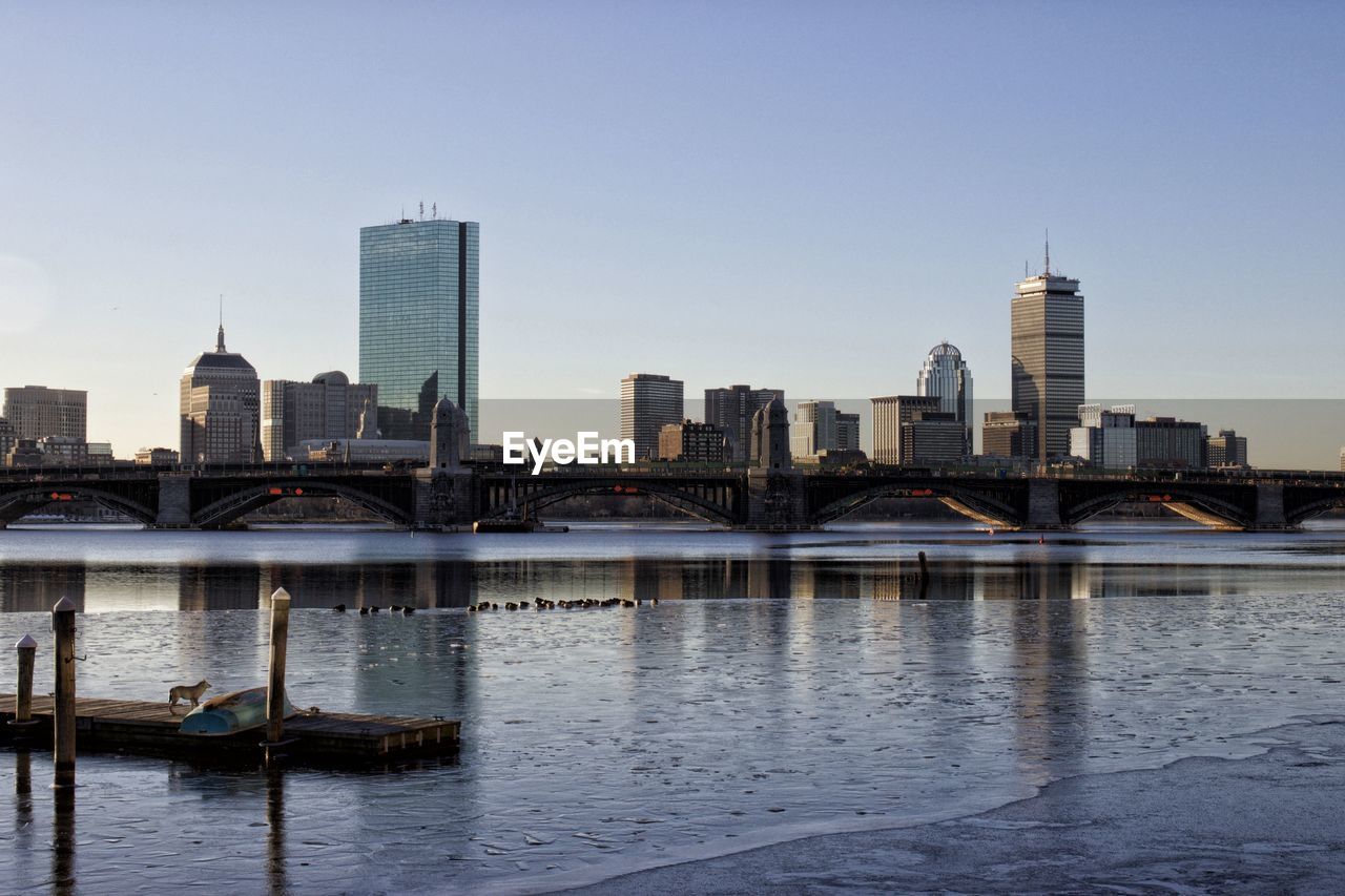 View of city at waterfront